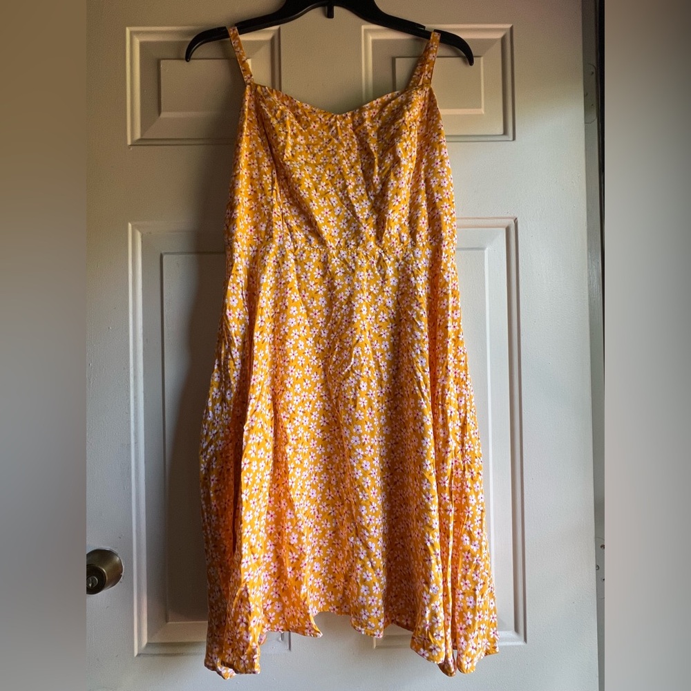 Old Navy Yellow Spaghetti Strap Sundress